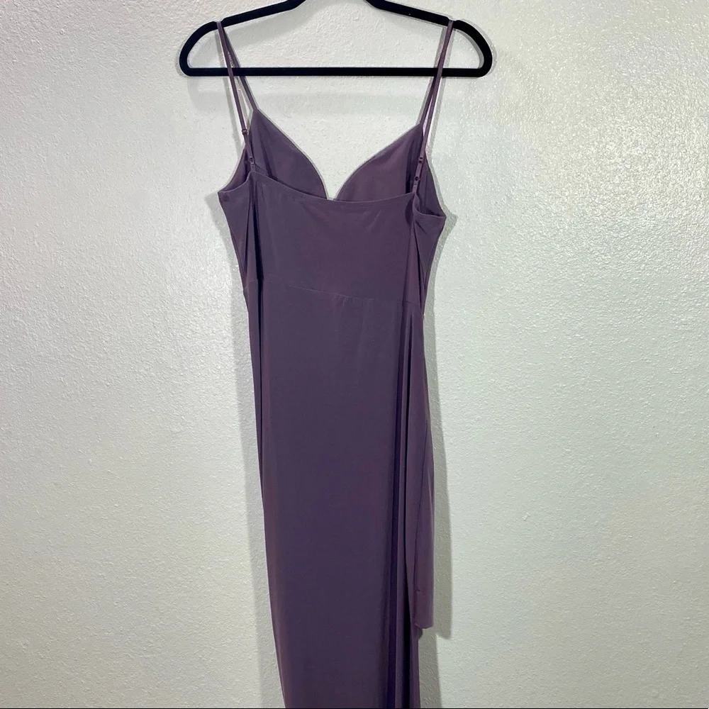 Socialite spaghetti strap purple bodycon dress size M